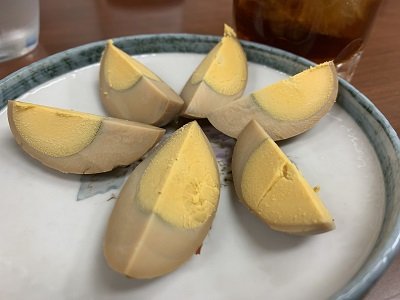 明石 台湾料理 群ちゃん 煮玉子