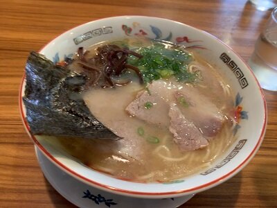 久留米　ラーメン　来福軒　豚骨ラーメン