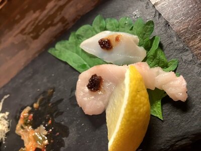 明石 立呑み処 つなぎ家 貝お造り
