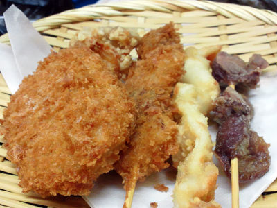 垂水 駅前 居酒屋 串かつ おかちゃん 揚げ盛り