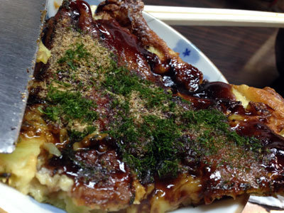 明石 玉子焼 たなべ お好焼き