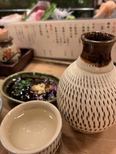 博多　寿司　銀寿司　日本酒　熱燗