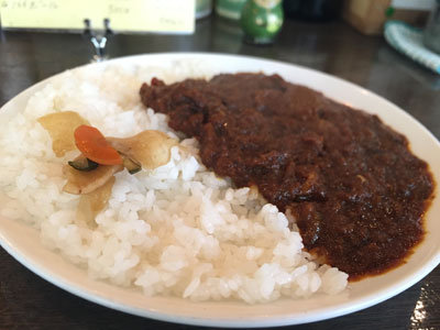 神戸　塩屋　ワンダカレー店　牛すじカレー