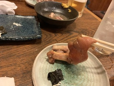 大阪 居酒屋 はせ川 豚足