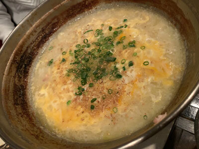 三ノ宮 ホルモン 丸貴屋 ソルロンタン 雑炊