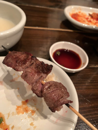 三ノ宮 ホルモン 丸貴屋 メガネ