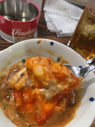 姫路 立ち飲み酒場 ドラム缶 カレーグラタン デスHOT