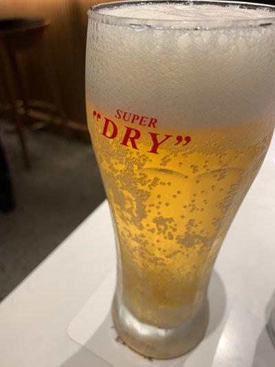 大阪　伊丹空港　丸福珈琲　生ビール