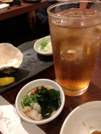 姫路 居酒屋 八べえ 麦焼酎 ウーロン割り