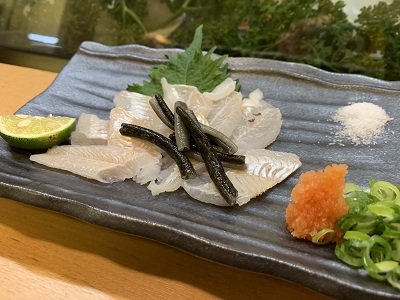 西明石 寿司 太一寿し 穴子お造り
