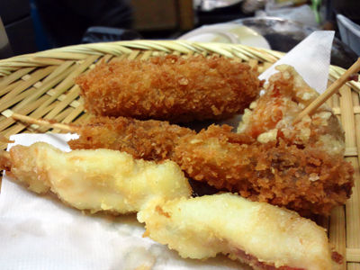 垂水 駅前 居酒屋 串かつ おかちゃん 揚盛り
