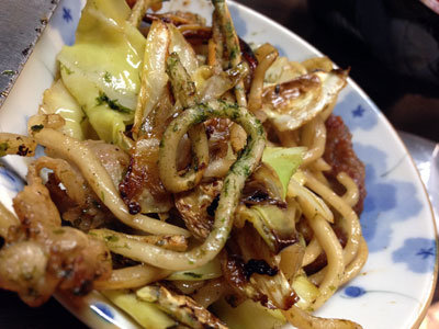明石 玉子焼 たなべ 焼きそば