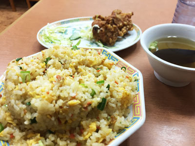 尼崎 立花 中華 山水飯店 炒飯セット