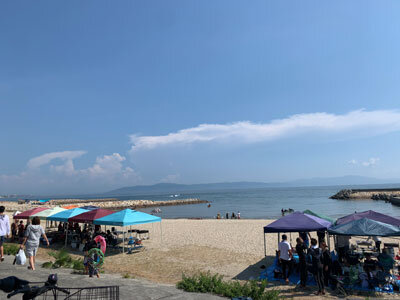 明石 江井ヶ島 海岸