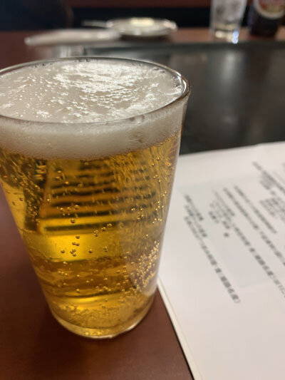 網干 お好み焼き スマイル 瓶ビール