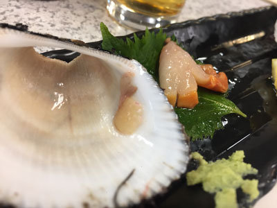 尼崎 立花 立吞処 おかもと 赤貝 貝柱