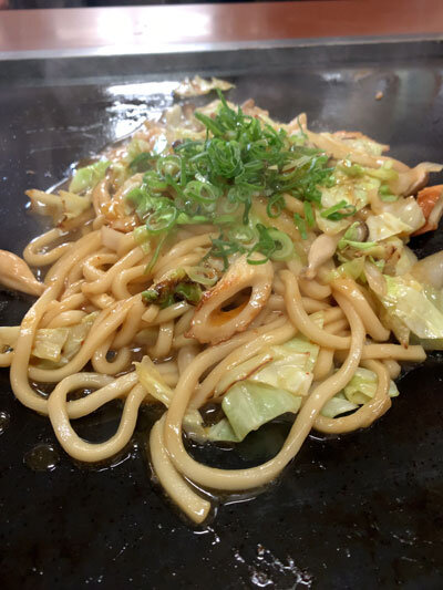 網干 お好み焼き スマイル ホルモンうどん
