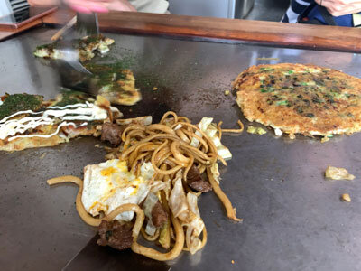 姫路 妻鹿 お好み焼き あめや テーブル席