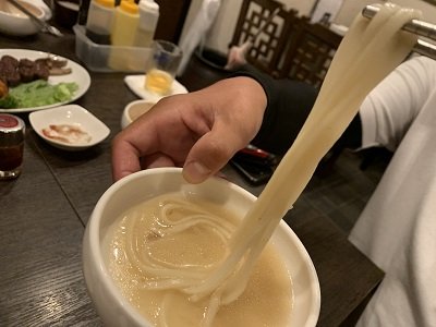 垂水　韓食堂　モクチャ　タッカンマリ　うどん