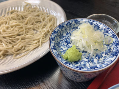 姫路 梅麟館 蕎麦 薬味