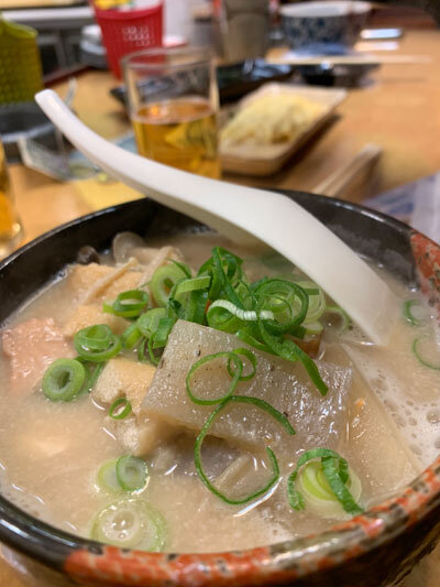 西明石 立ち呑み処 つよし屋 かす汁