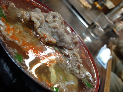 明石 玉子焼 たなべ 肉吸い 一味