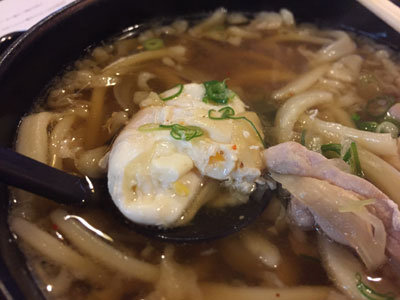 明石 うどん ふじきち まかない うどん 卵
