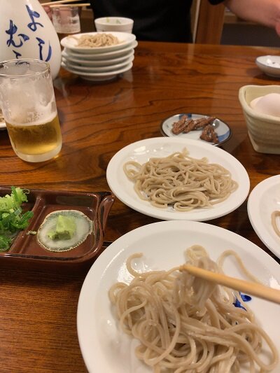 出石 そば 本家 よしむら 皿そば 塩
