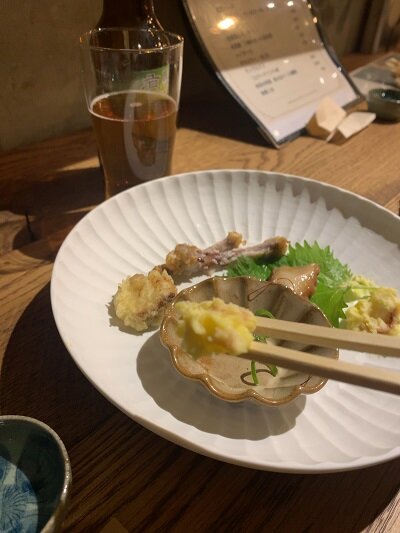 有馬温泉 Fish house cafe ポテトサラダ
