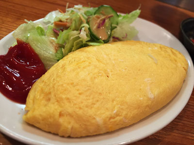 姫路　立呑み　餃子　英洋軒　手焼きオムレツ