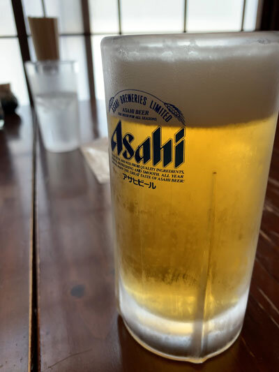 鳥取 市場料理 賀露幸 生ビール