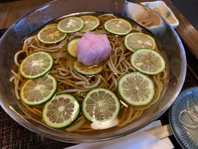 姫路 手打ちそば のりくら すだちそば
