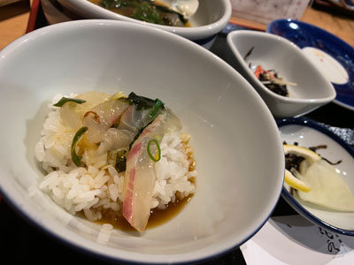 松山　鯛めし　丸水　鯛めし