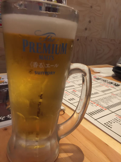 姫路　居酒屋　播州酒場　生ビール