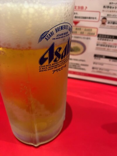 姫路　おみぞ筋　長浜商店　生ビール