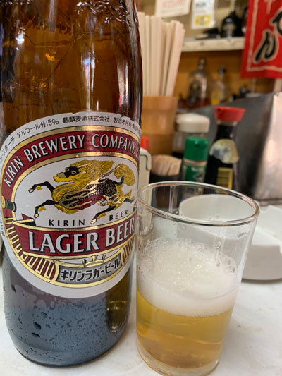 大阪 池田 立呑み 六本木 瓶ビール