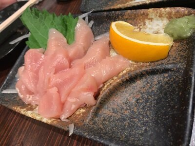 姫路 焼鳥 喜鳥家 鳥刺し