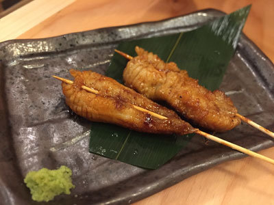 姫路　居酒屋　播州酒場　穴子串焼き