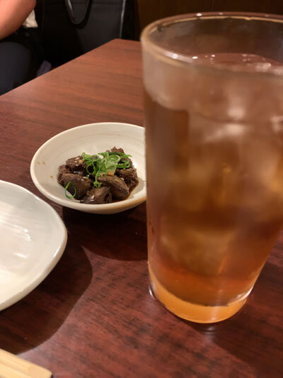 姫路 居酒屋 八べえ 麦焼酎ウーロン割り