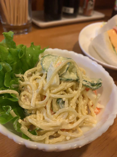 姫路 立ち呑み処 一休 スパサラ