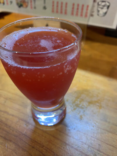 姫路 立ち呑み ミソ粕 いちごのお酒