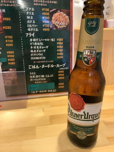 姫路　鉄板バル　CHIMU　瓶ビール