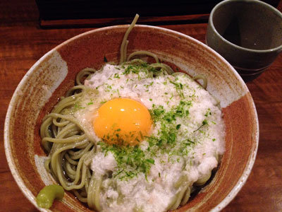 西明石 お食事処 ありま 山かけ ざるそば