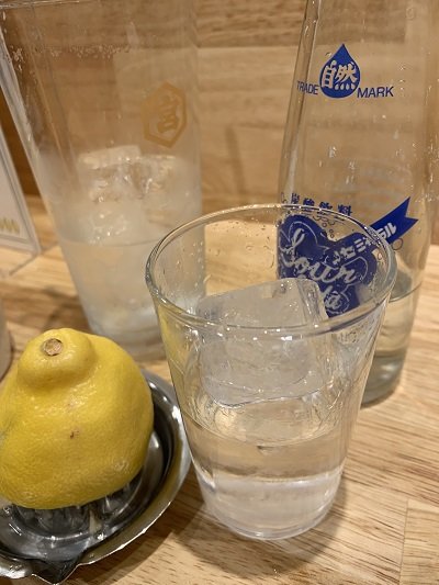 姫路　スタンド　バックヤードキッチン　レモンサワー　なか