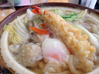 赤穂国際CC　鍋焼きうどん