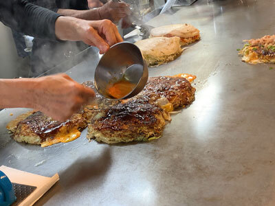 府中 お好み焼き 平の家 トッピング 卵