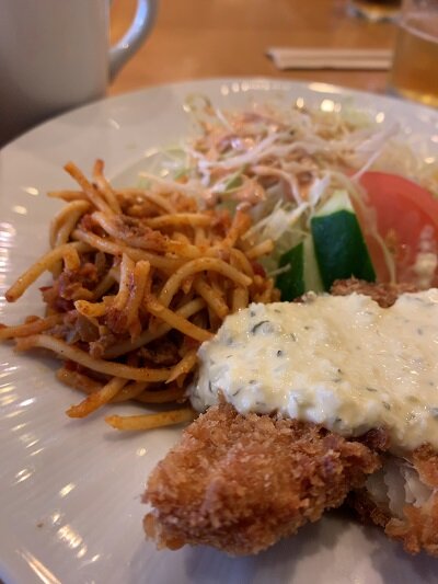 明石 魚住 洋食の店 ジューシー 日替り ランチ