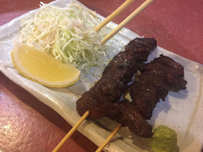 加古川 旬いもん屋 君の名は 牛串焼き キャベツ