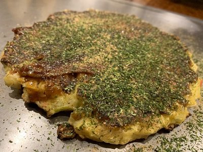 京都 お好み焼き きらく 豚玉