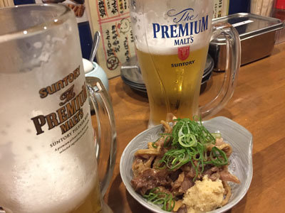 姫路 のれん街 おでんと串かつ 姫路のお店 生ビール